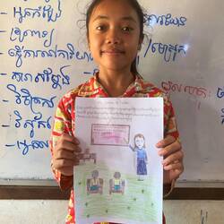 A Khmer teacher