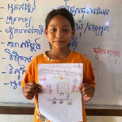 A Khmer teacher