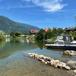 kurz vor der Ankunft am Ossiacher See