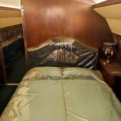 Bed on the plane
