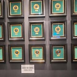 1956 - 1959 Gold records.