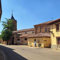Main street of El Burgo Ranero
