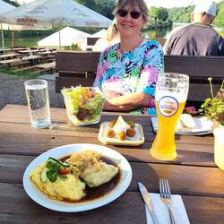 Abendessen am Remseck.