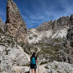 Midway into our hike it got rocky