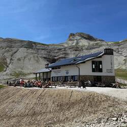 Our rifugio lunch spot