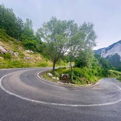 Und runter geht's wieder