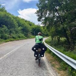 Und schon wieder rauf. Manno