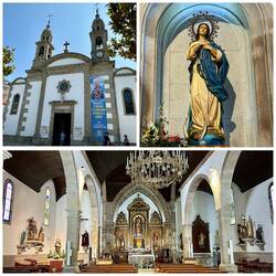 Cee: Pfarrkirche „Santa María da Xunqueira“