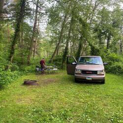 Unser Canp für heute Nacht.