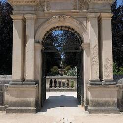 Eingang Botanischer Garten der Uni