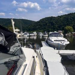 Marina Winningen, Blick Richtung Mosel