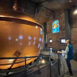 Admiring the big Walt Boiler