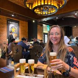 Tasting session at the Sapporo Beer Museum