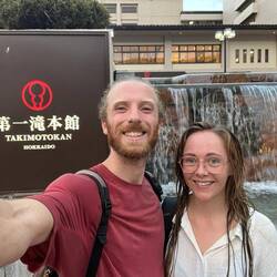 Freshly steamed at the biggest onsen in Hokkaido