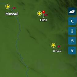 Nord Irak / Kurdistan müssen wir auslassen. 40° im Schatten, ohne Schatten wohl 50, das ist zu viel