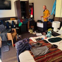 How to make a tidy room untidy.