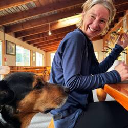 Tuck tries his big eyed sorrowful look but is forbidden to tuck-in