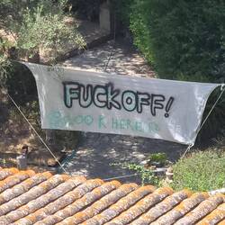 They love us here (view from tower)