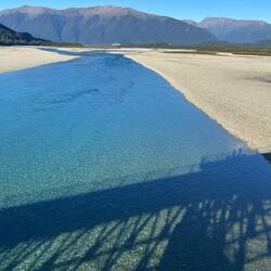 Crossing the Haast River