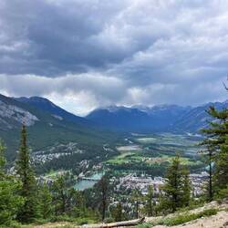 Blick auf Banff