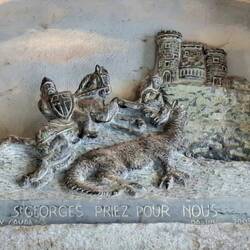 Het fort van Bard wordt aangevallen door Sint-Joris