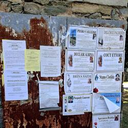 Hoe men in Italië de dood van iemand communiceert