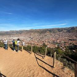 Noch ein Blick über Cusco