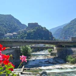 Het imposante fort van Bard.