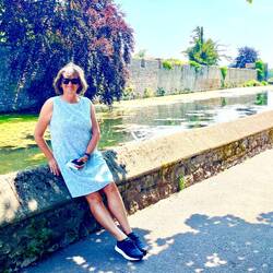The moat around the Bishop's Palace, Wells