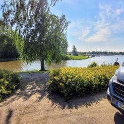 unser Platz bei Jakobstad ...