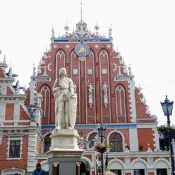 Der Roland und das Schwarzhäupterhaus