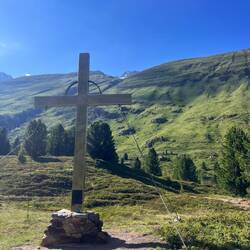 Das alte Gipfelkreuz der Wildspitze