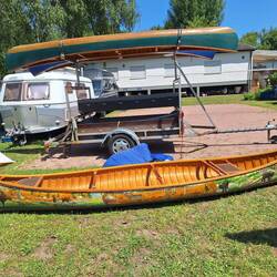 Jörgs Wood-Canvas-Boot, eine alte Rarität aus USA, Einzelanfertigung