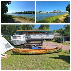 Zwischen Platz und Rhein, das Jubiläumsboot aus USA wurde 2002 gebaut