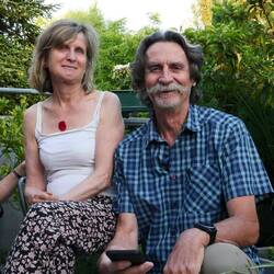 Sur la terrasse de Barbara.