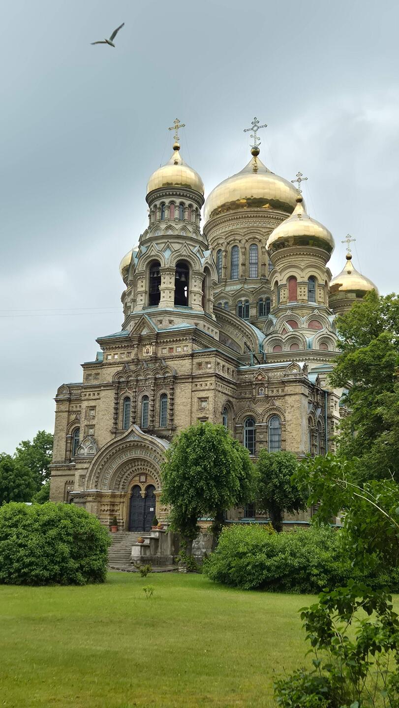Nikolaus Kathedrale im Stadtteil Karosta. Bau 1901, Weihe 1903 dr. Zar Nikolaus II.