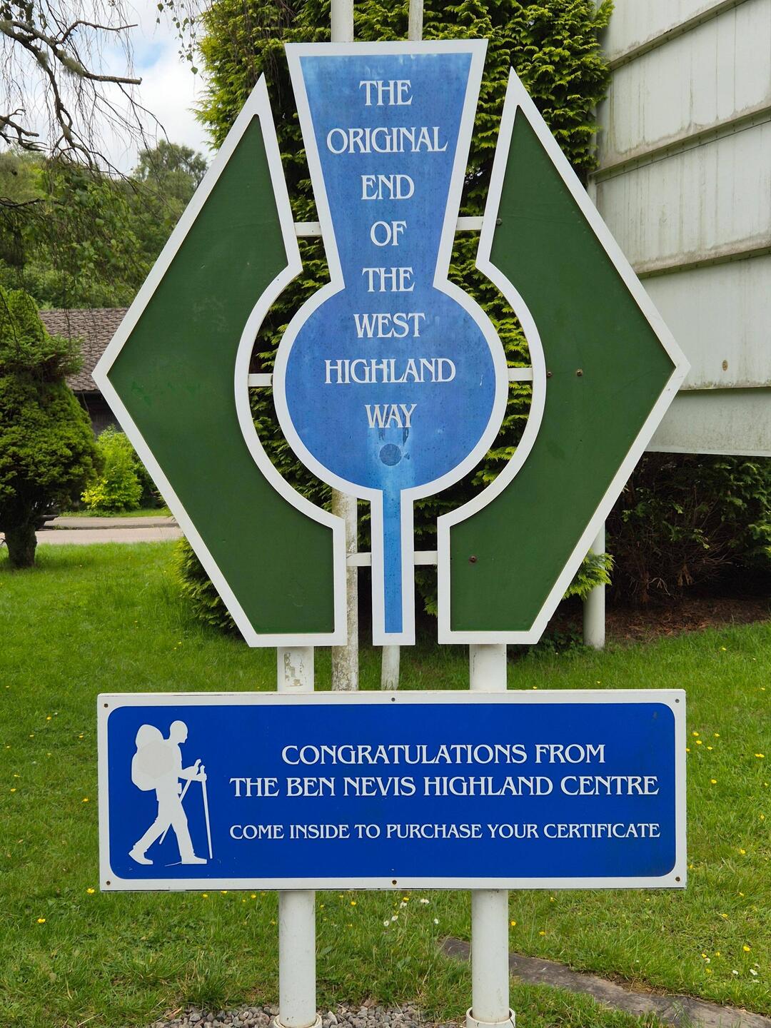 Das frühere Ende des West Highland Ways