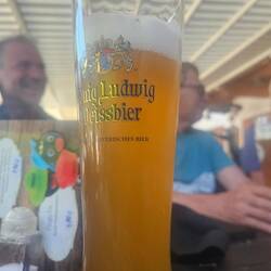Das BelohnBier. Noch vor dem Check-In 😅