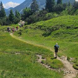 Weiter geht's Richtung Mittagessen auf der Blauberg Alm