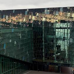 Interesting architecture here in Reykjavik (concert & event hall)