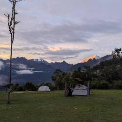 Tag 4: Schlafplatz, aufwachen mit einer Aussicht