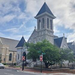Eine sehr schöne Kirche am Marietta Square.