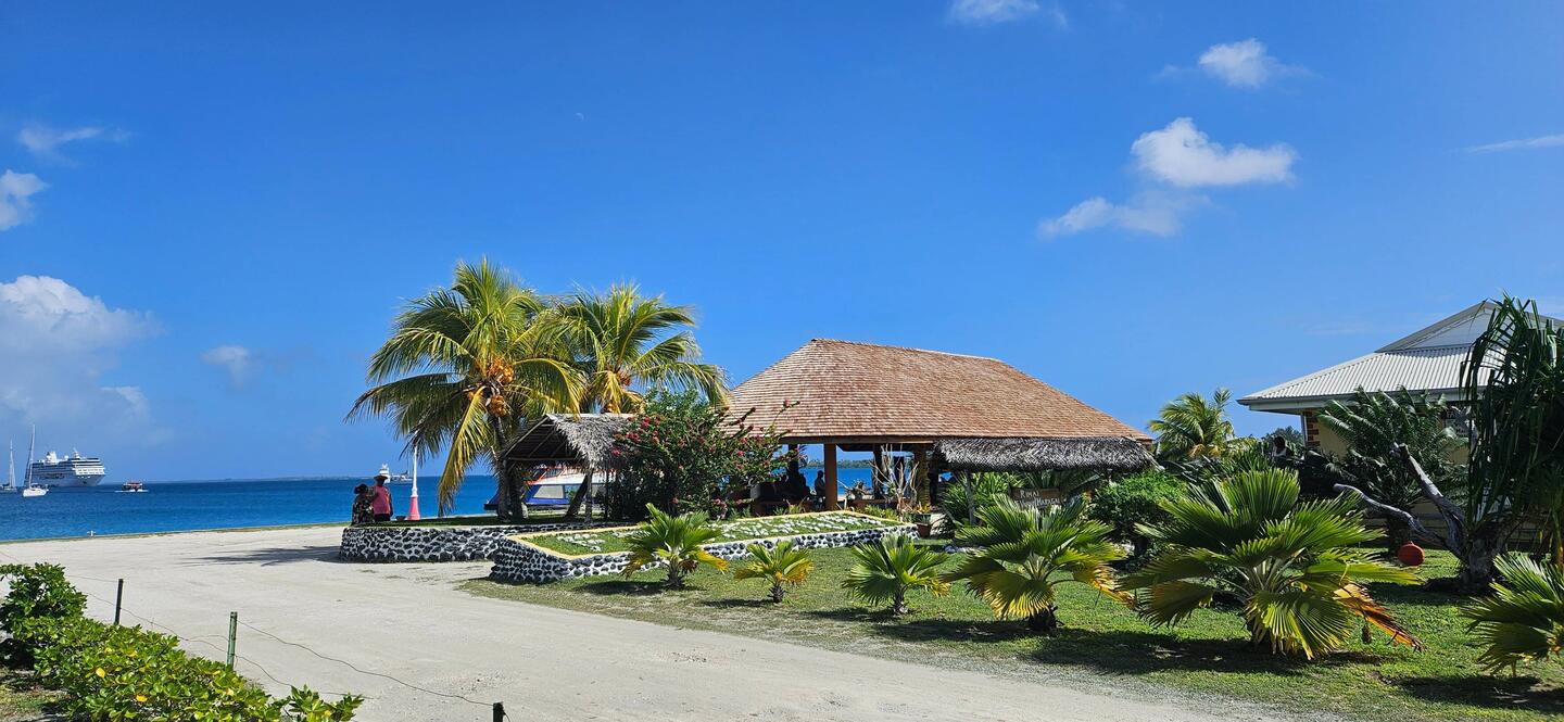 The port at Fakarava.
