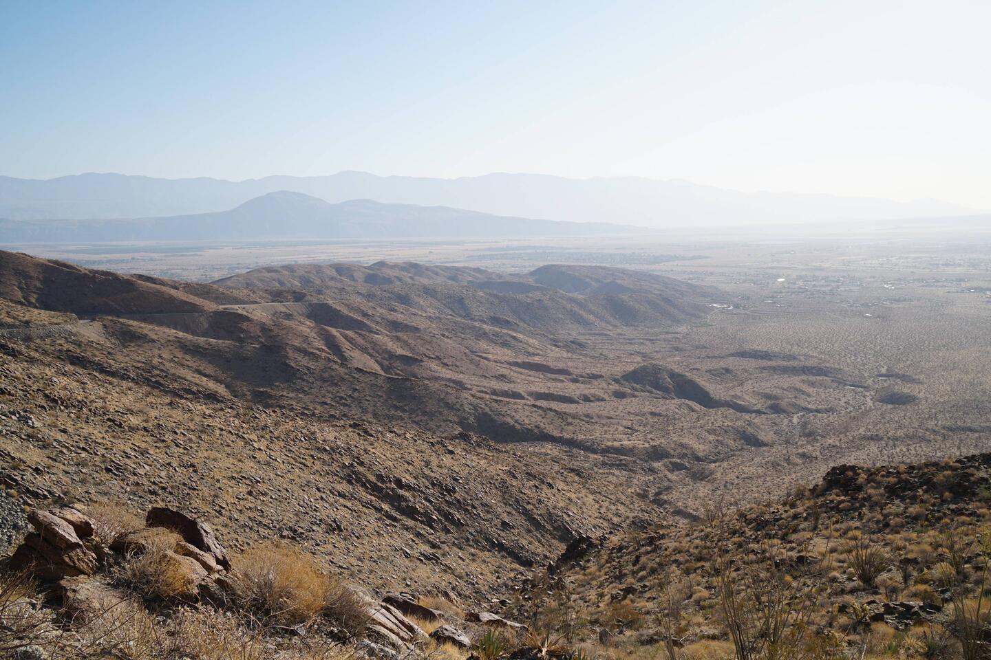 Der Blick zurück in die Wüste