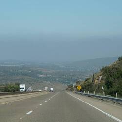 Das sind keine Wolken, das ist Rauch vom Waldbrand