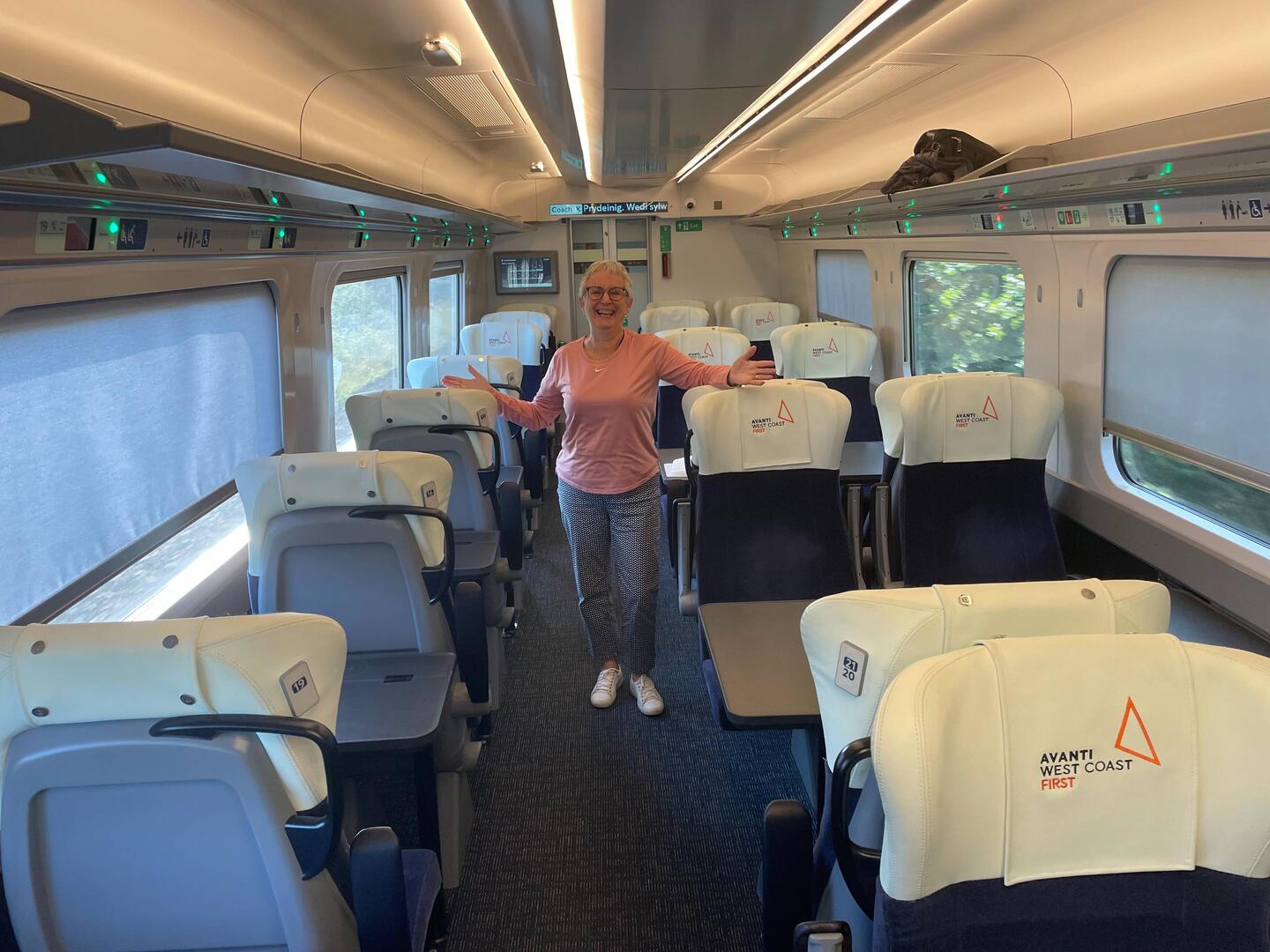 First class, what a treat