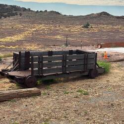 The crate used to get the poor horses down. Broke my heart.