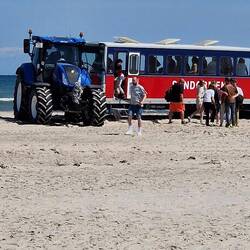Und hiermit haben Petra und ich uns zurück chauffieren lassen!