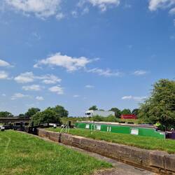 Last lock of the day just before the M6 flyover