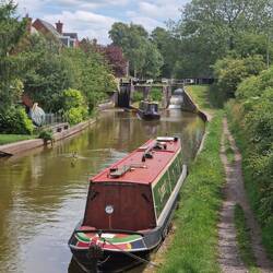 Exiting the twin locks